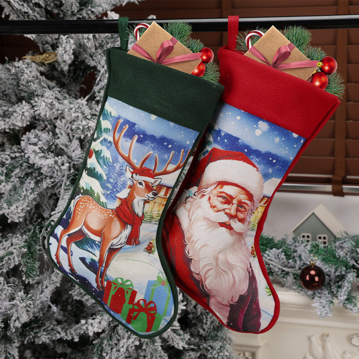 Christmas Stocking Set for Festive Mantel Displays