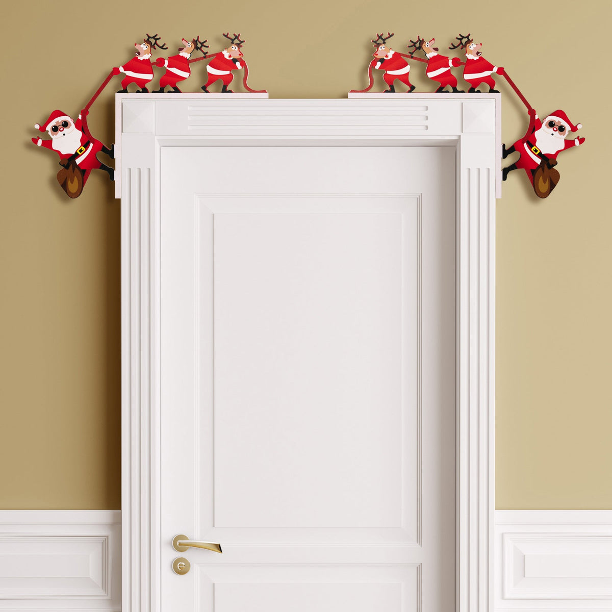 Christmas Door Frame Decoration for Festive Cheer