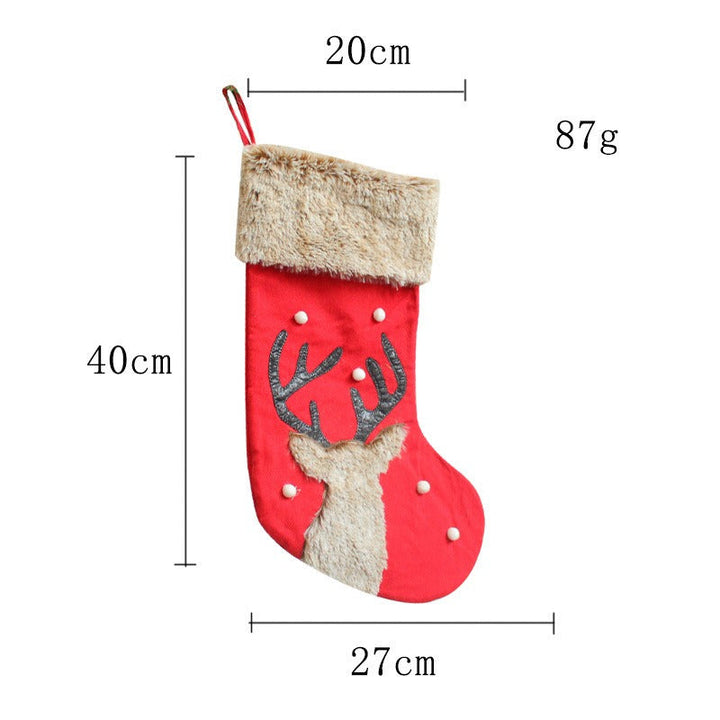 Christmas Reindeer Stockings for Cozy Mantel Decor