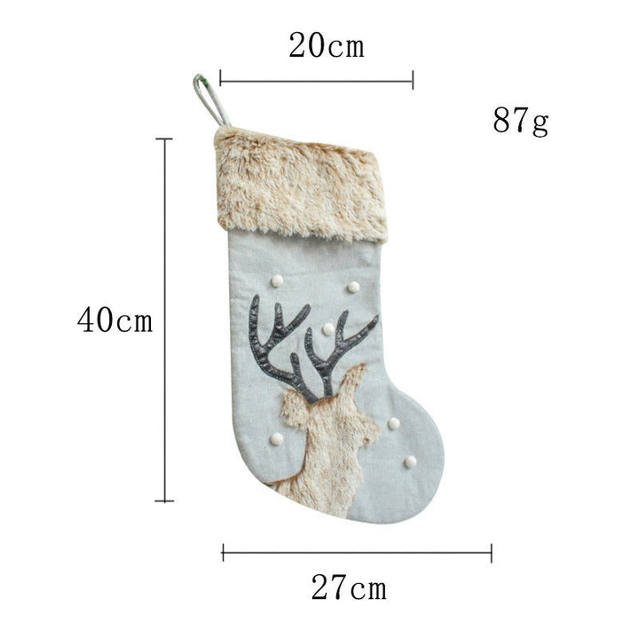 Christmas Reindeer Stockings for Cozy Mantel Decor