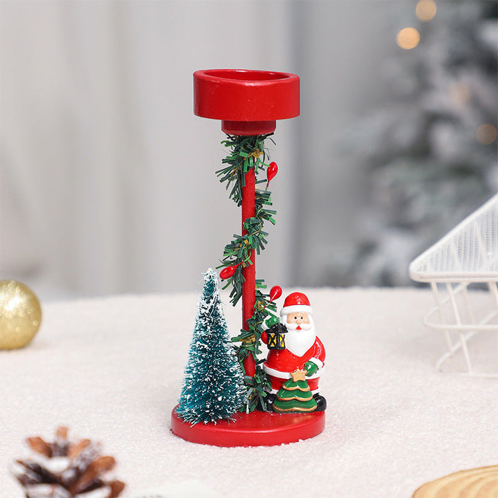 Christmas Candle Holder Centerpiece for Festive Tables