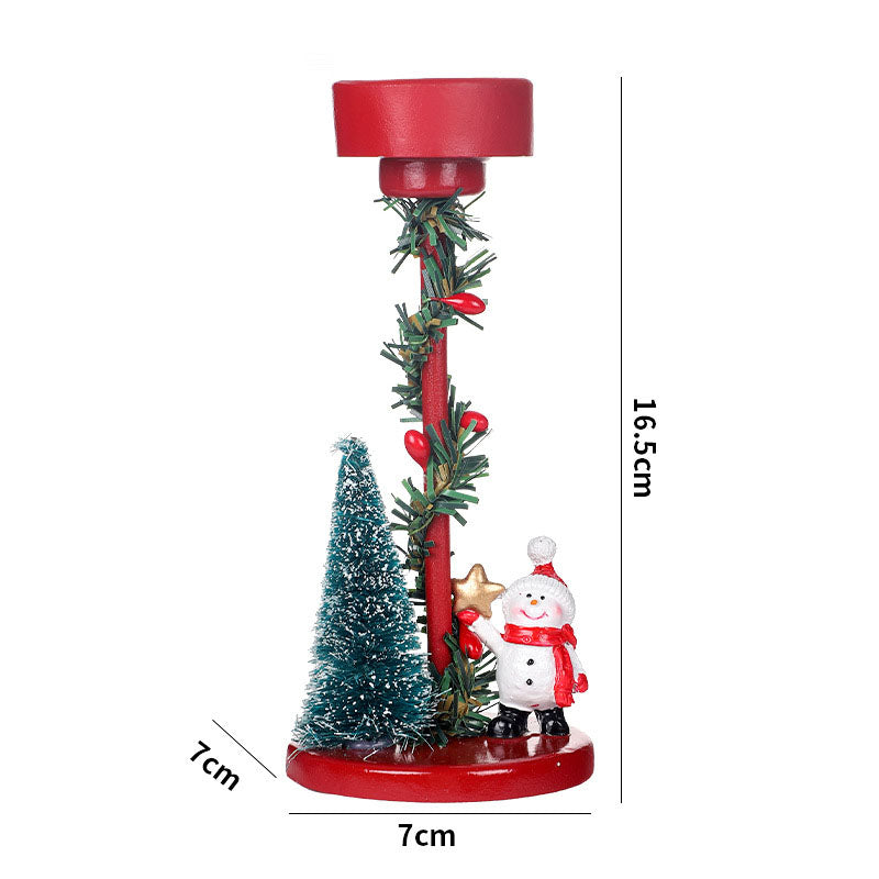 Christmas Candle Holder Centerpiece for Festive Tables