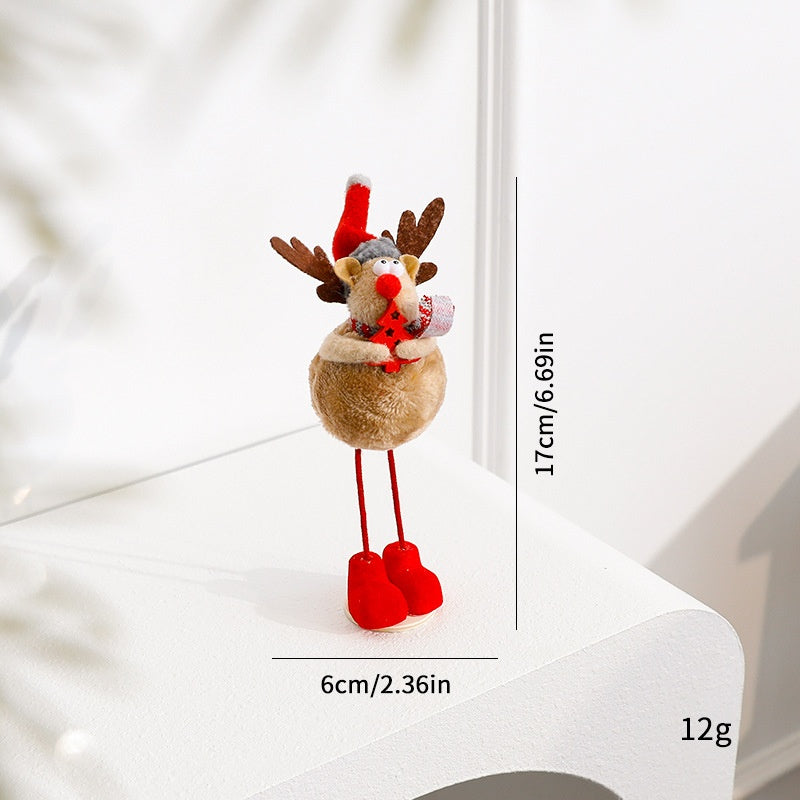 Christmas Santa & Reindeer Tabletop Decorations Set