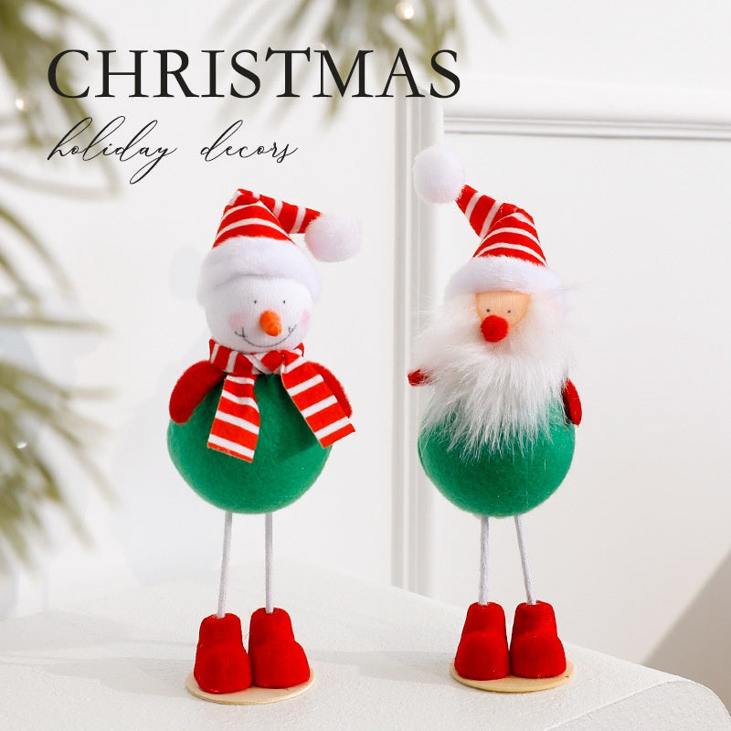 Christmas Santa & Reindeer Tabletop Decorations Set