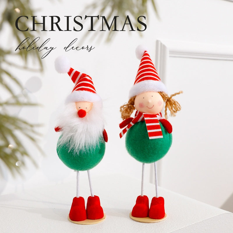 Christmas Santa & Reindeer Tabletop Decorations Set