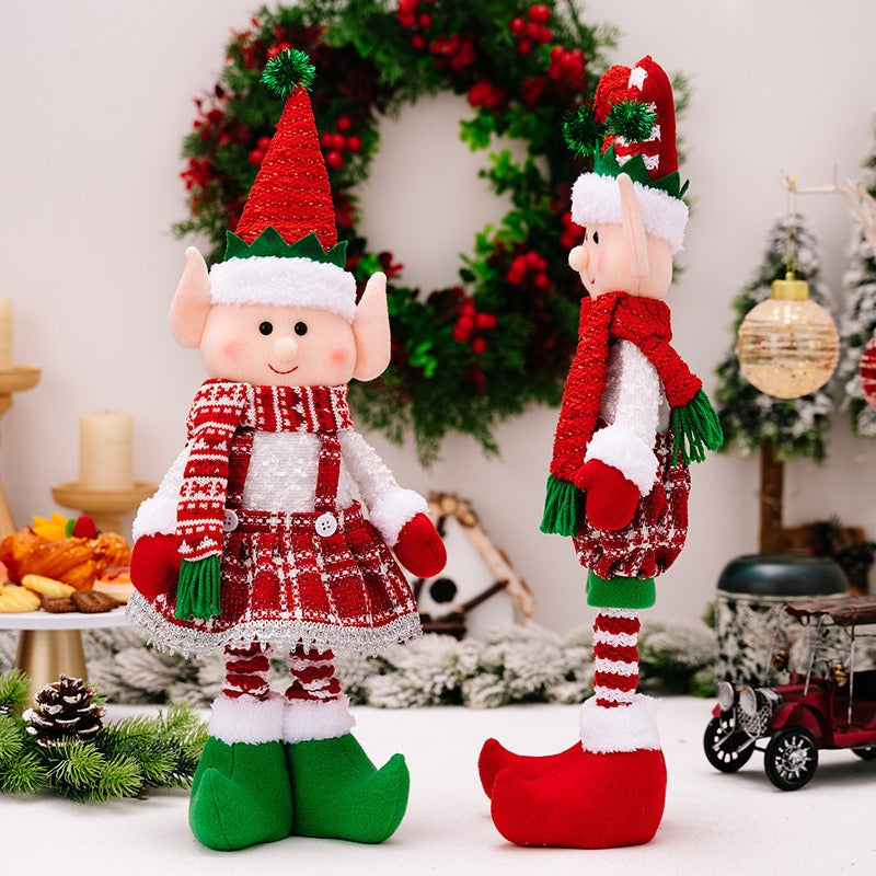 Christmas Elf Doll Ornaments — Playful Tabletop Decor