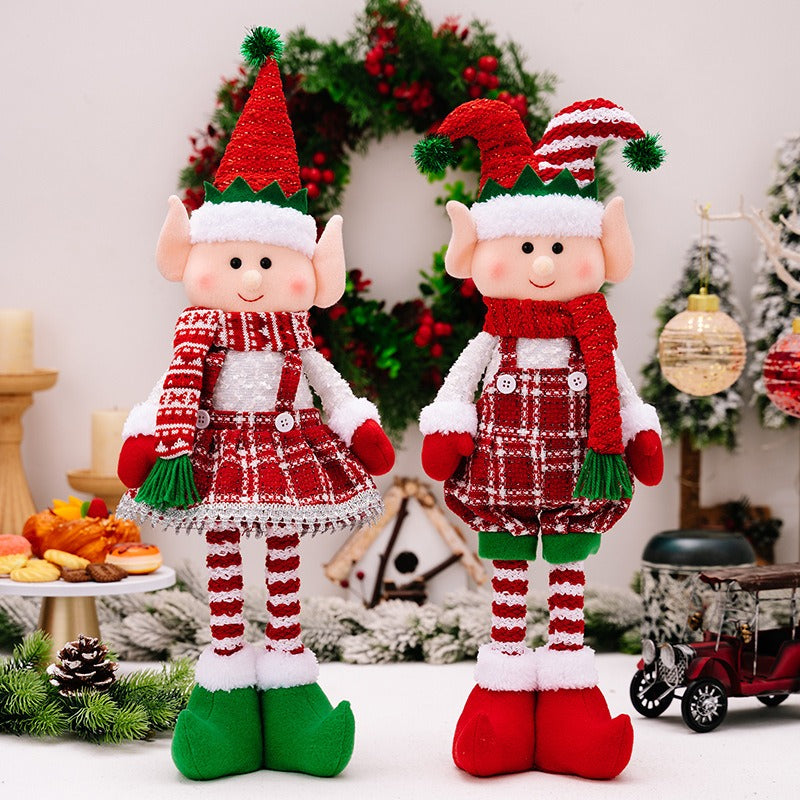 Christmas Elf Doll Ornaments — Playful Tabletop Decor