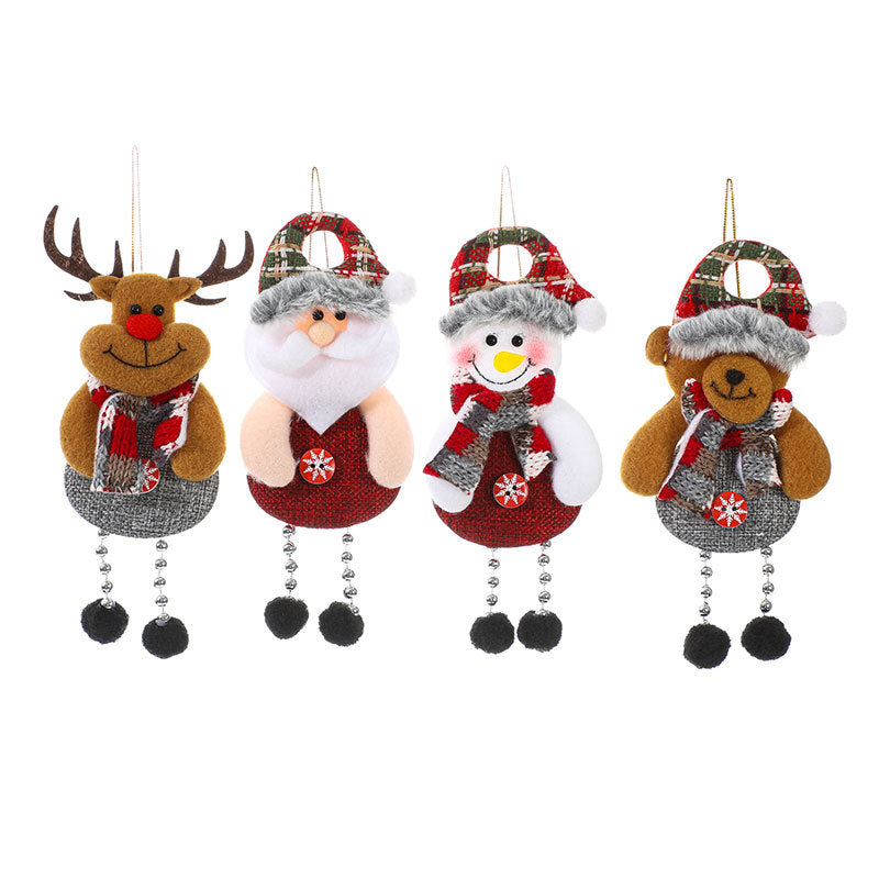 Plush Christmas Ornaments Set – Cozy Holiday Tree Charm