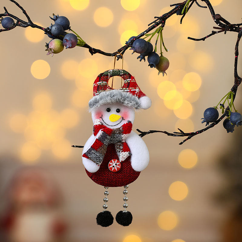 Plush Christmas Ornaments Set – Cozy Holiday Tree Charm