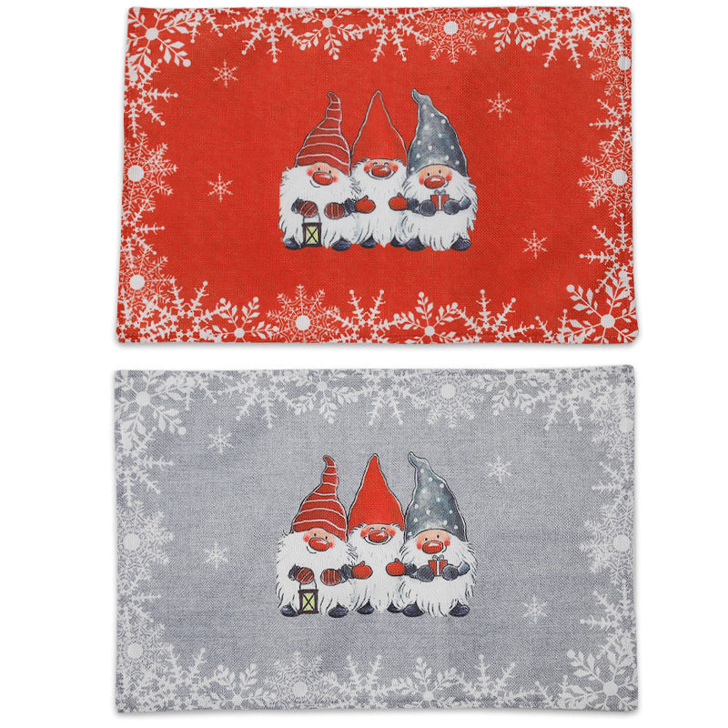 Christmas Gnome Placemats for Festive Table Settings