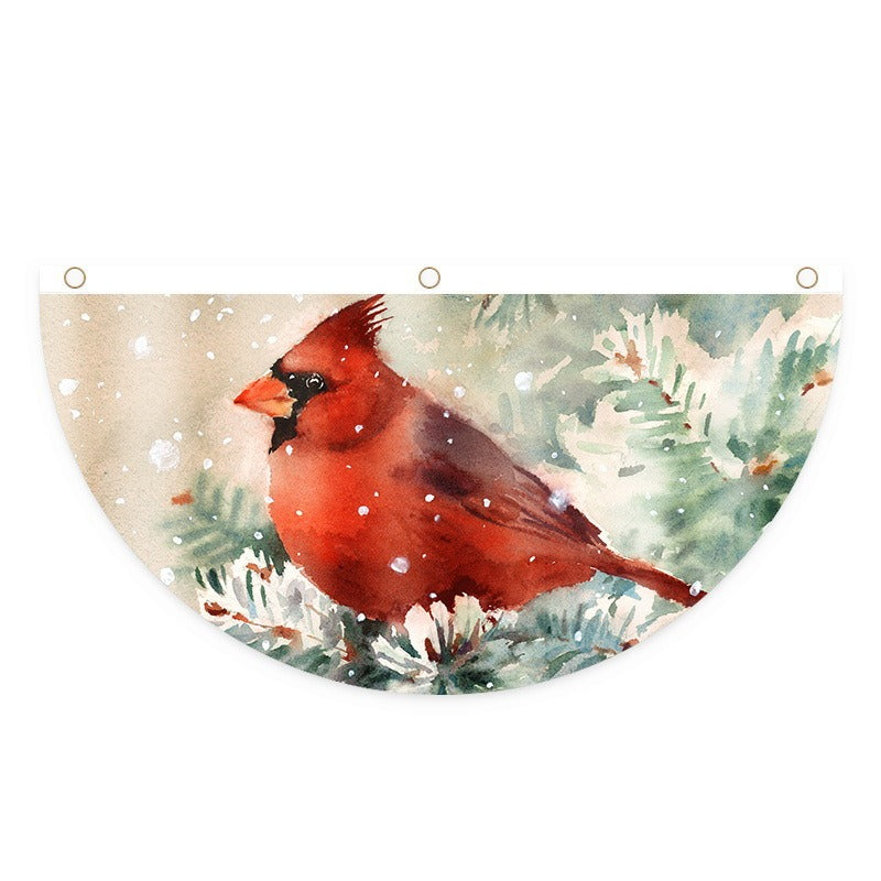 Christmas Door Hanging Flag for Festive Outdoor Décor