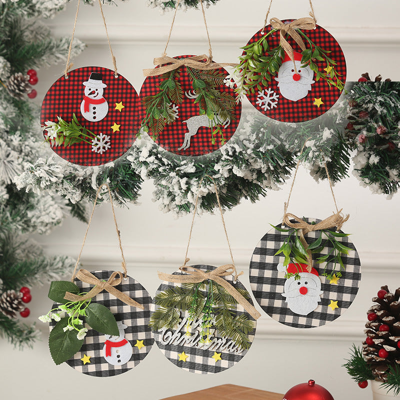 Christmas Hanging Plaques for Rustic Holiday Decor