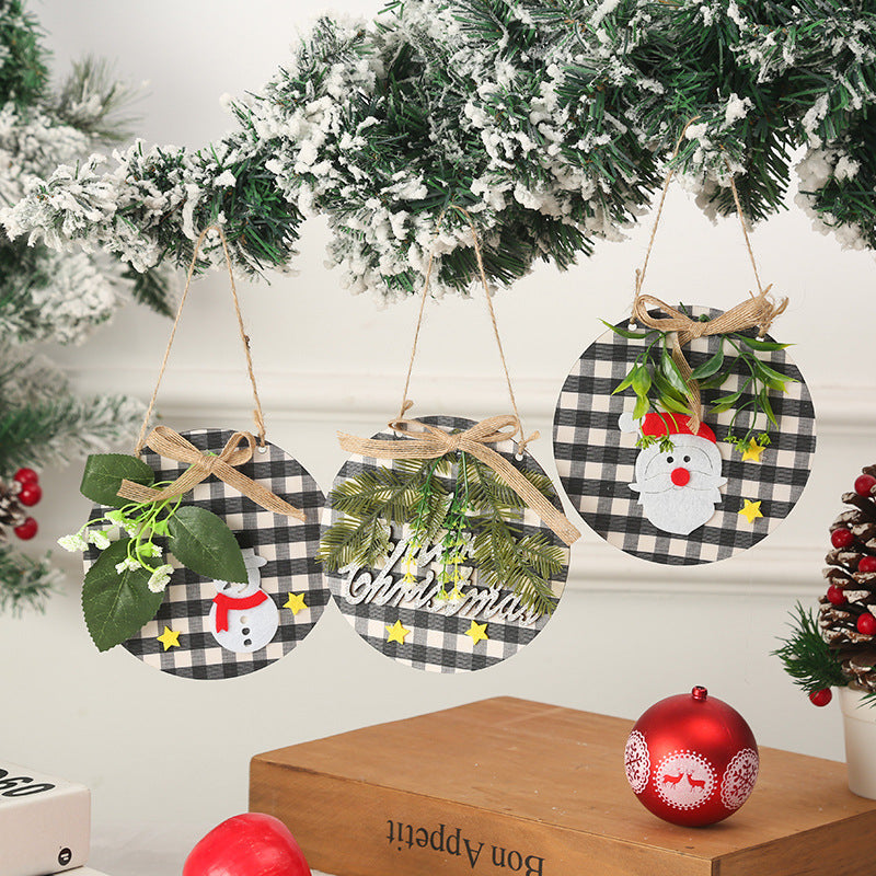 Christmas Hanging Plaques for Rustic Holiday Decor