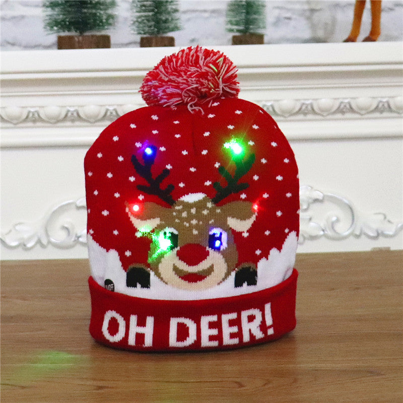 LED Christmas Hats for Adults & Children | Light-Up Fun