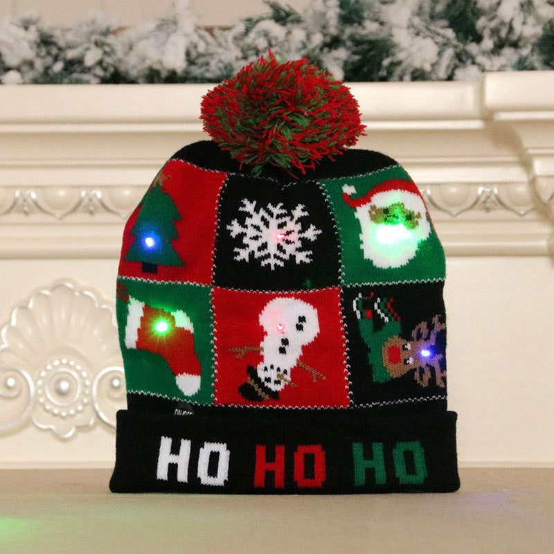 LED Christmas Hats for Adults & Children | Light-Up Fun