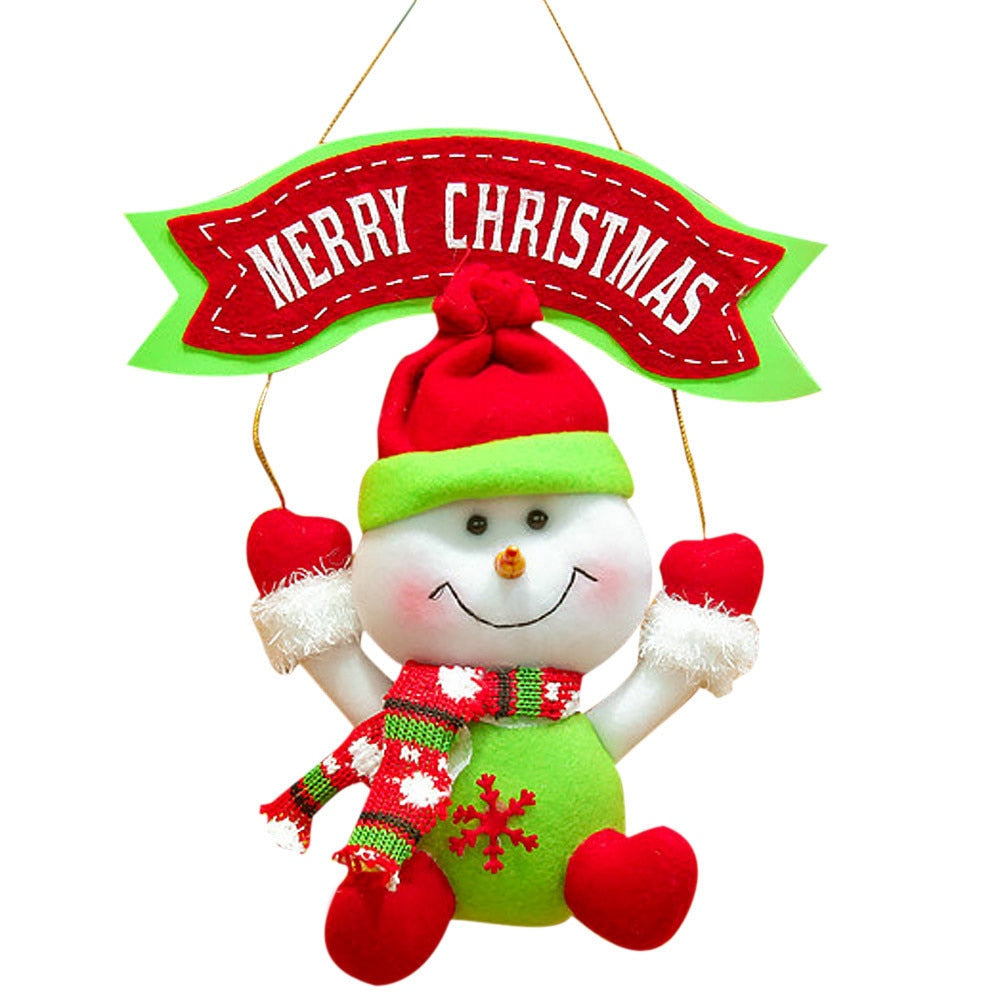 Christmas Snowman Hanging Ornament for Festive Decor