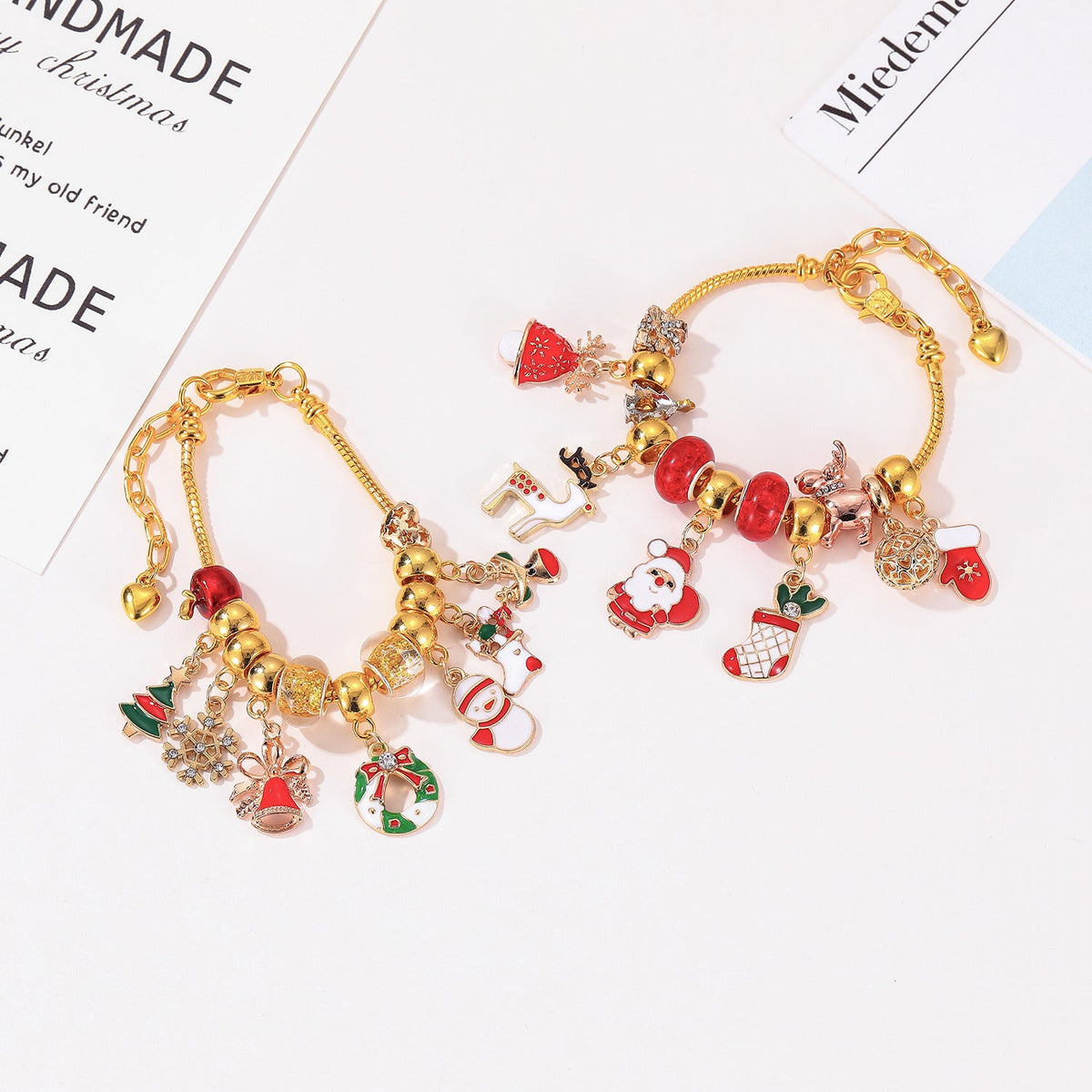 Christmas Advent Calendar DIY Jewelry Gift Set for Teens