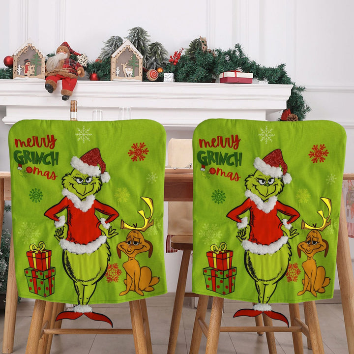 Christmas Chair Covers for a Playful Festive Dining Room