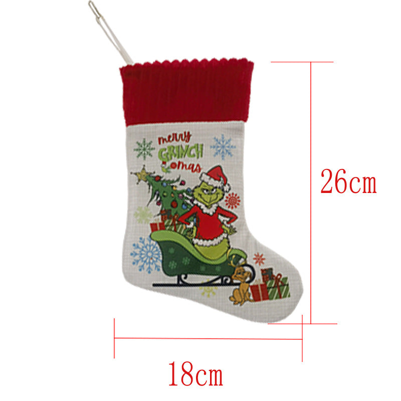 Christmas Stockings Large Whimsical Gift Bags for Kids