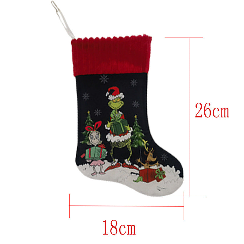 Christmas Stockings Large Whimsical Gift Bags for Kids