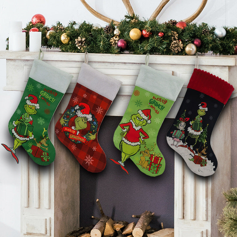 Christmas Stockings Large Whimsical Gift Bags for Kids