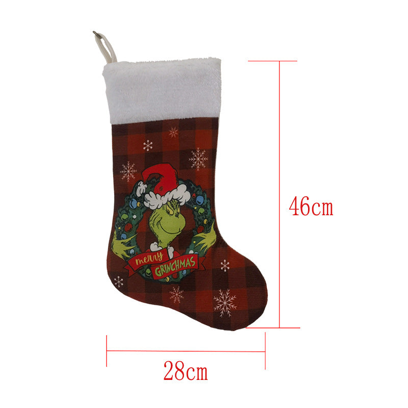 Christmas Stockings Large Whimsical Gift Bags for Kids