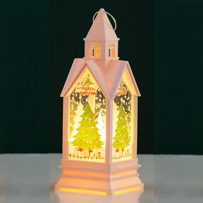 Christmas Castle Lantern for Cozy Holiday Ambience