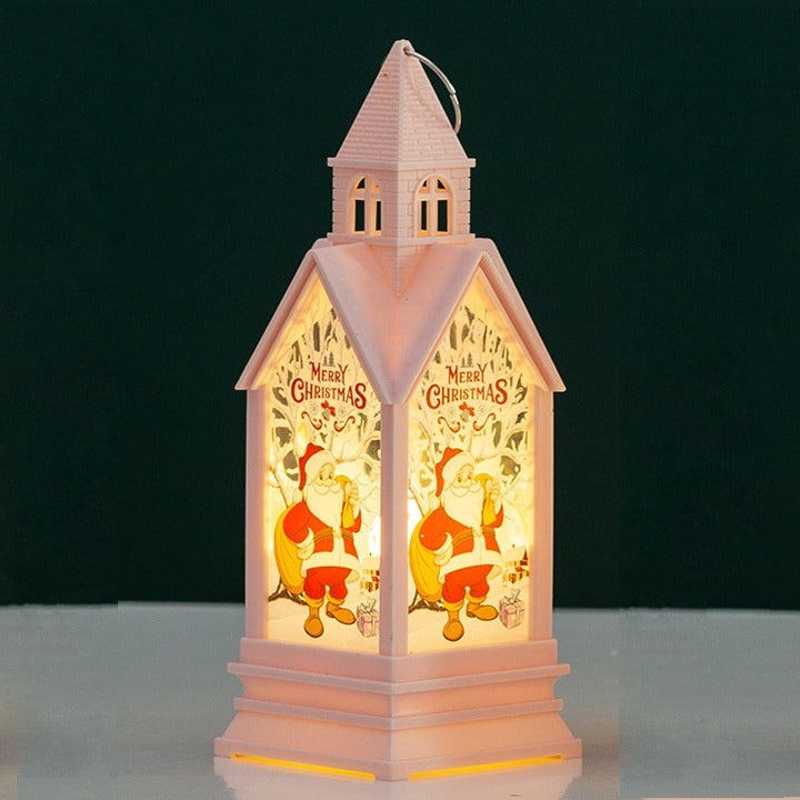 Christmas Castle Lantern for Cozy Holiday Ambience