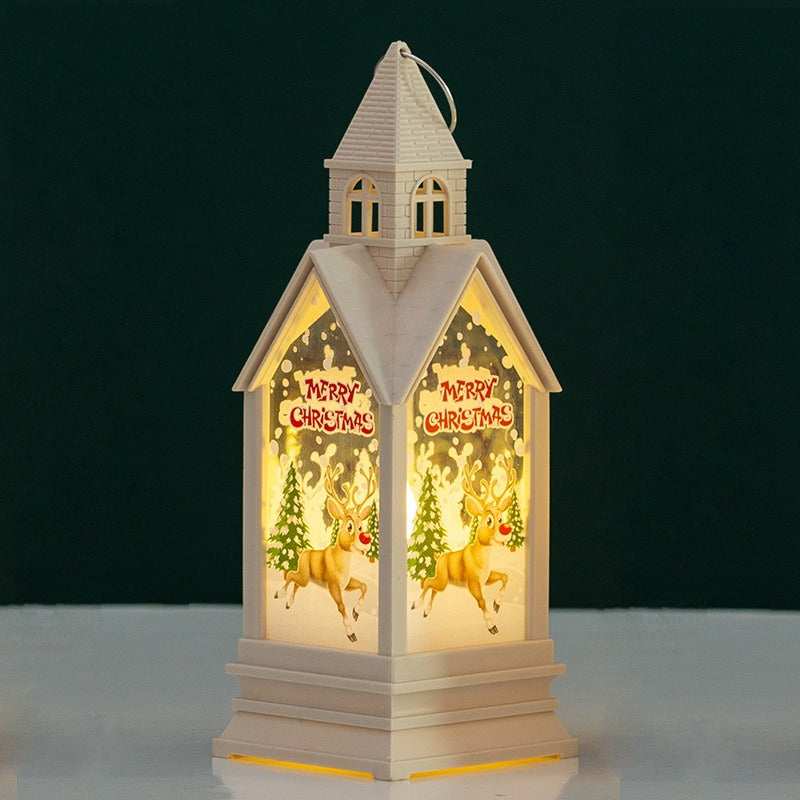 Christmas Castle Lantern for Cozy Holiday Ambience