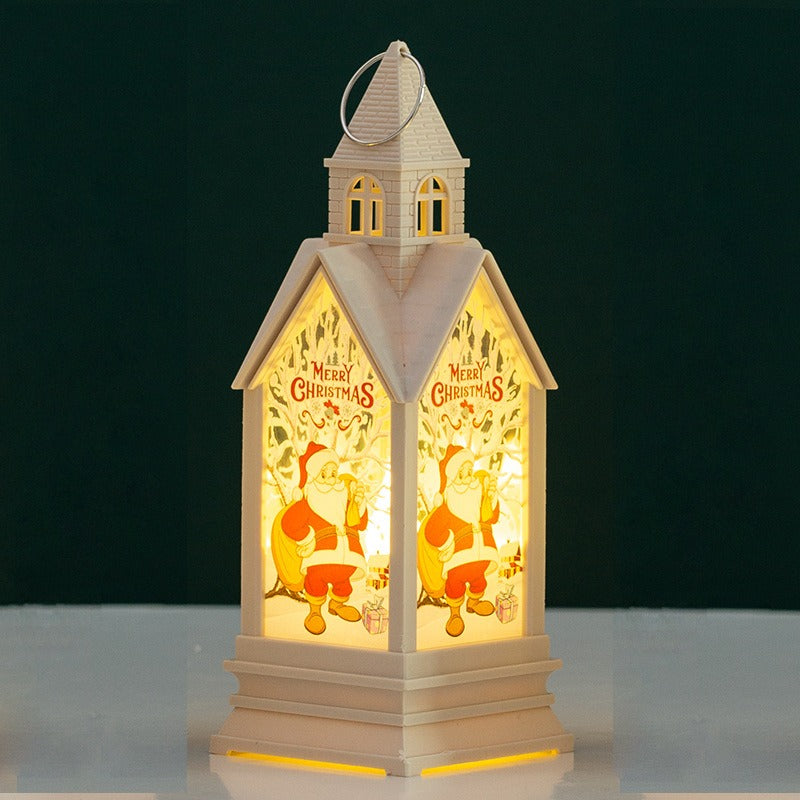 Christmas Castle Lantern for Cozy Holiday Ambience