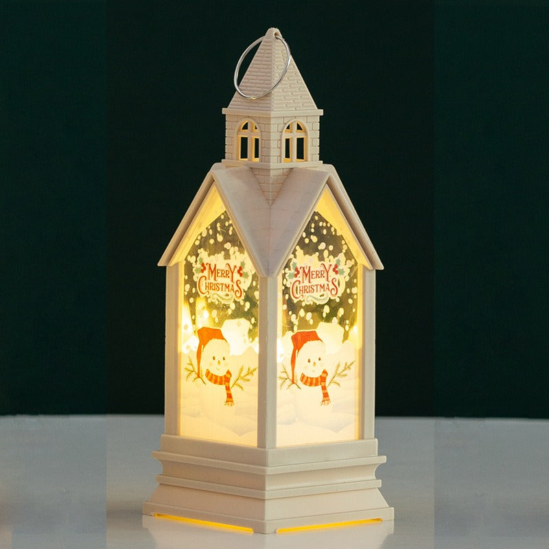 Christmas Castle Lantern for Cozy Holiday Ambience