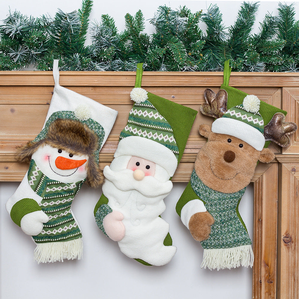 Christmas Stocking Set: 3 Plush Character Designs