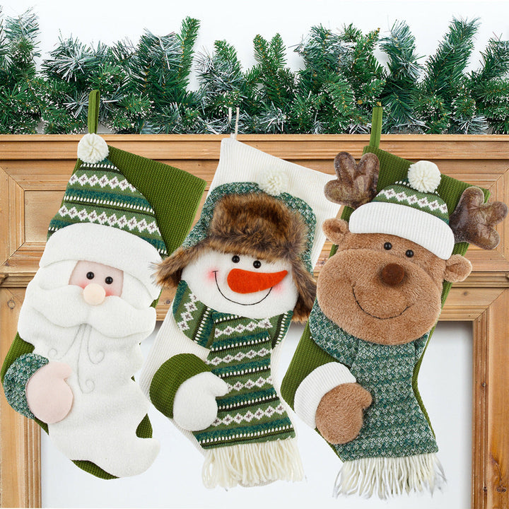 Christmas Stocking Set: 3 Plush Character Designs