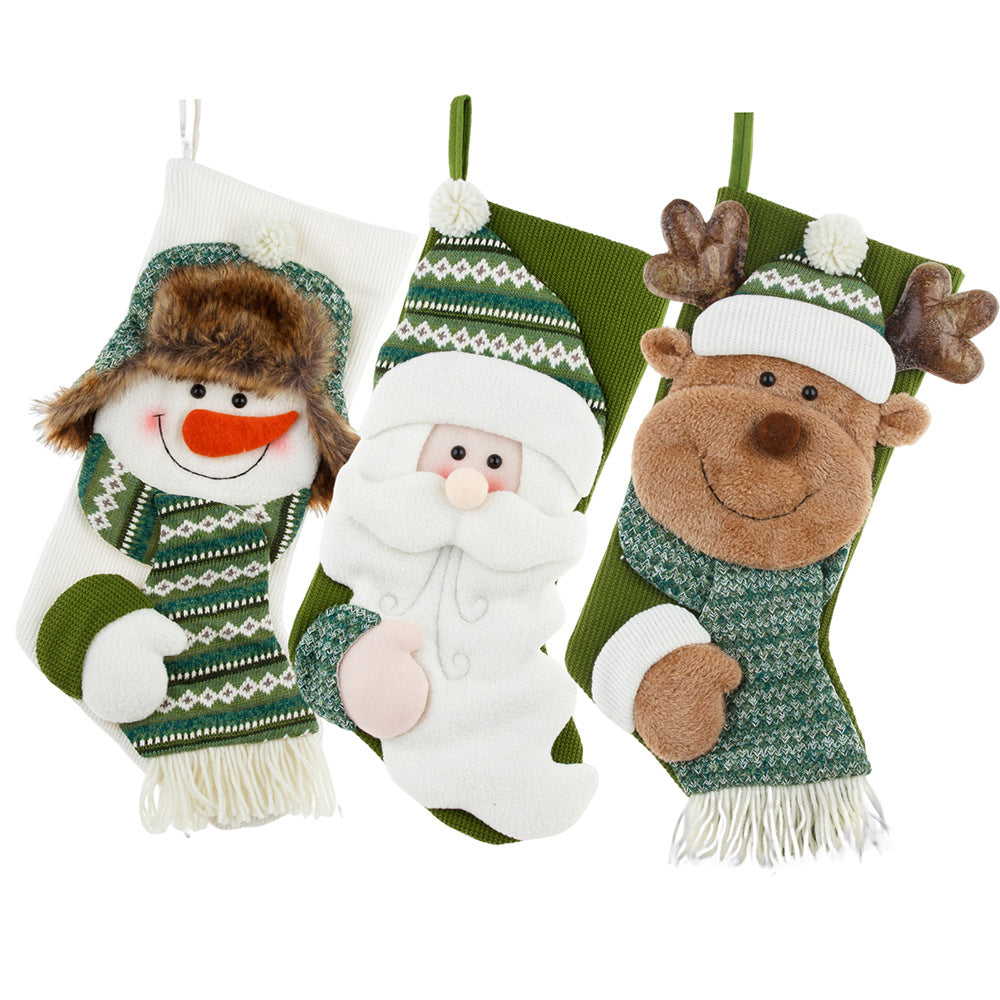 Christmas Stocking Set: 3 Plush Character Designs