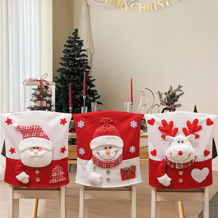 Christmas Chair Covers for Festive Holiday Home Decor