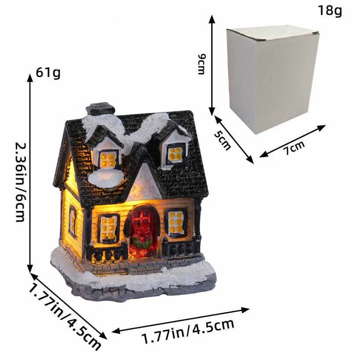 Illuminated Christmas Village Houses for Cozy Displays