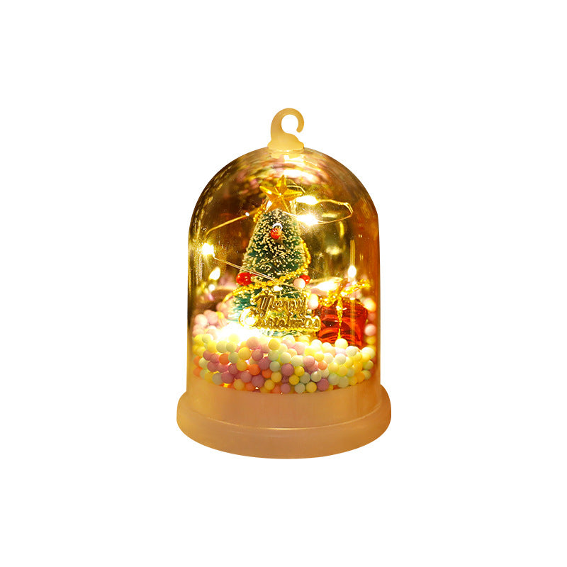 Christmas Decorations Kids Glowing Fire Tree Silver Flowers