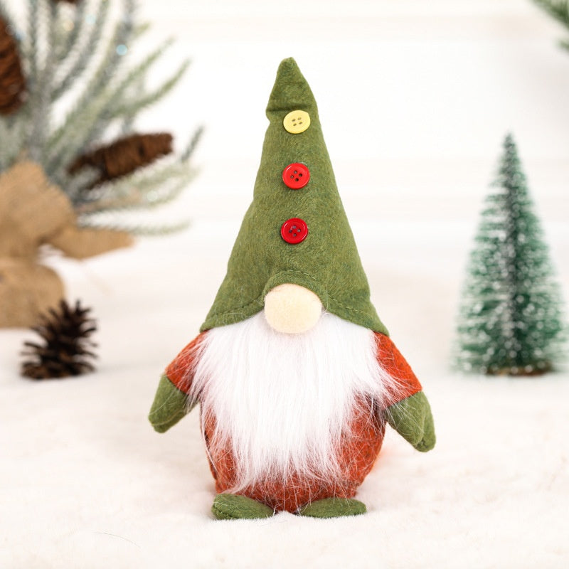 Christmas Gnome Decorations Pair for Cozy Holiday Decor