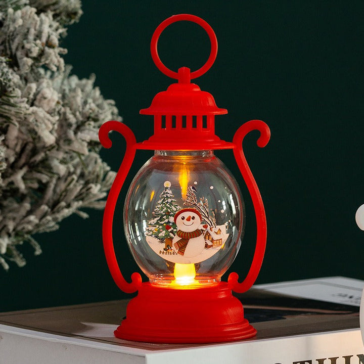 Christmas Lantern Warm Glow Tabletop Holiday Ornament