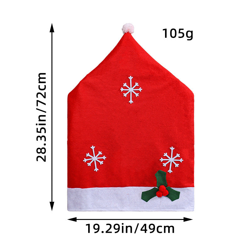Christmas Chair Covers for Festive Santa-Style Seating