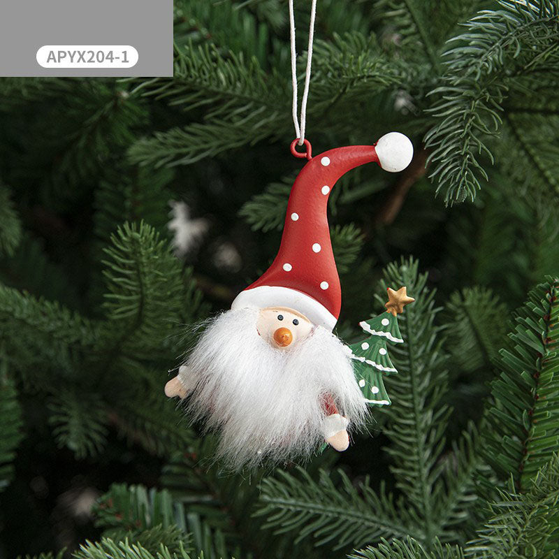 Christmas Tree Ornaments: Hand-Painted 4-Piece Set