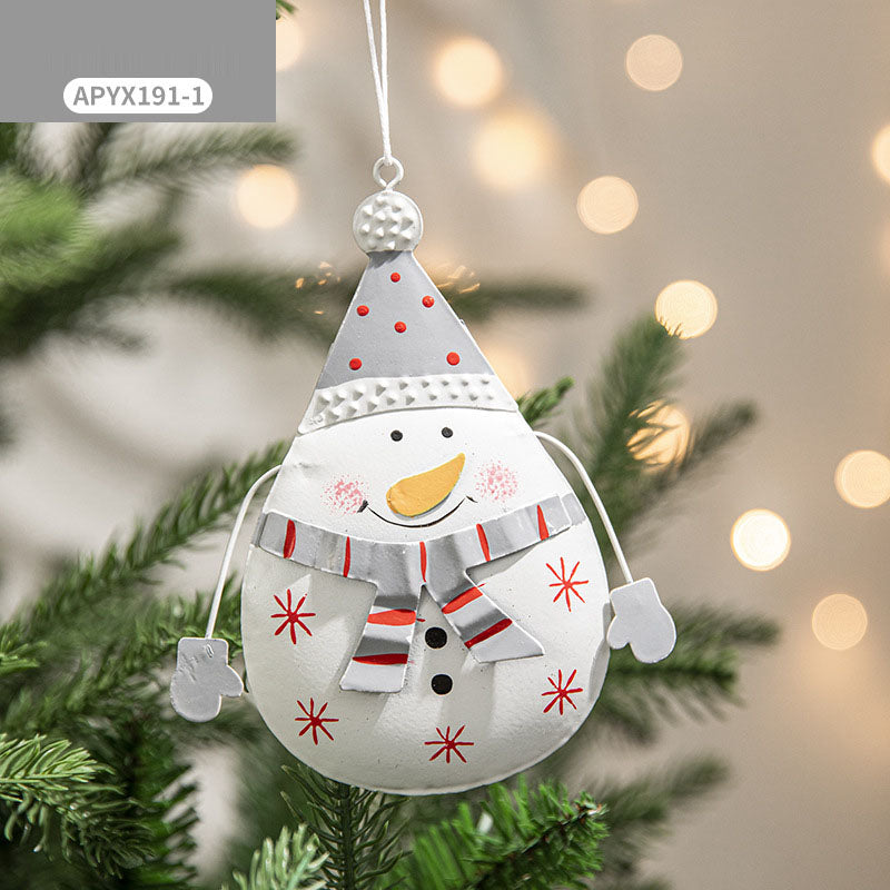 Christmas Tree Ornaments: Hand-Painted 4-Piece Set