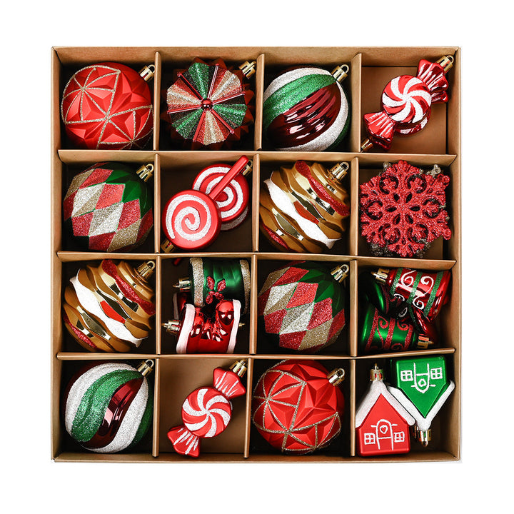 Christmas Ornament Set for a Colorful Coordinated Tree