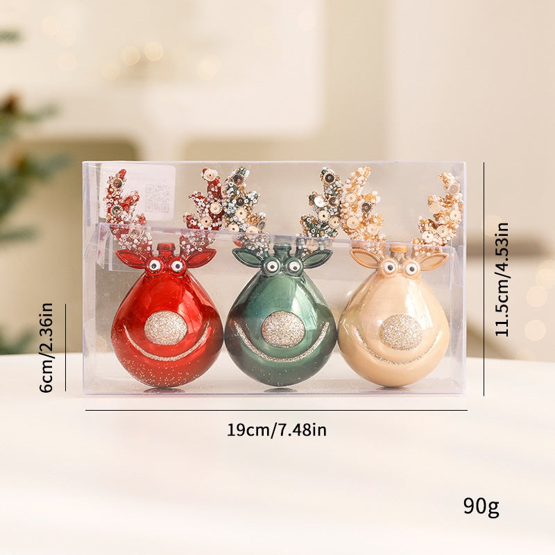 Christmas Ornaments: Red, White & Green Tree Decor