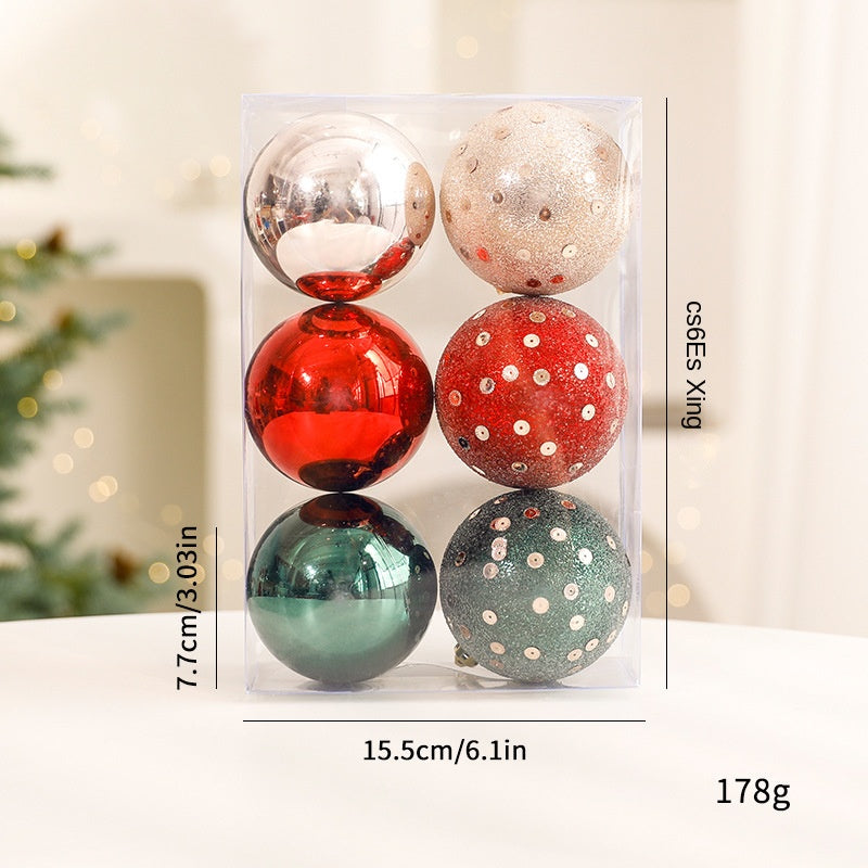 Christmas Ornaments: Red, White & Green Tree Decor