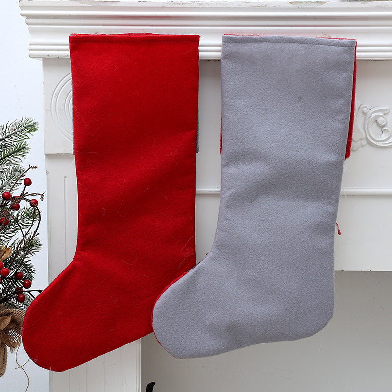 Christmas Gnome Stocking for Gifts and Mantel Decor