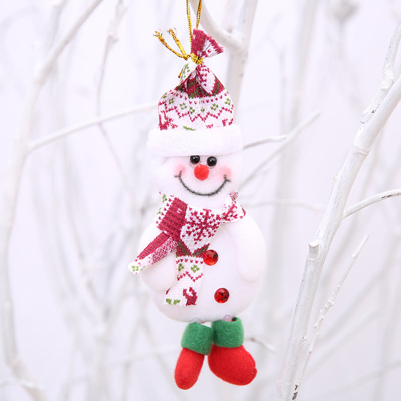Plush Christmas Ornaments Set – 4 Festive Characters