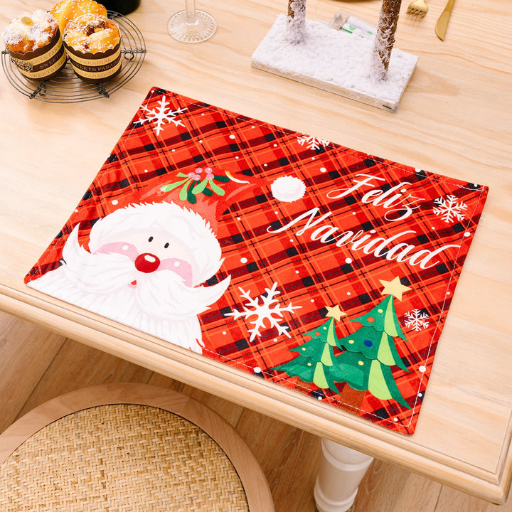 Christmas Placemats for a Coordinated Holiday Table