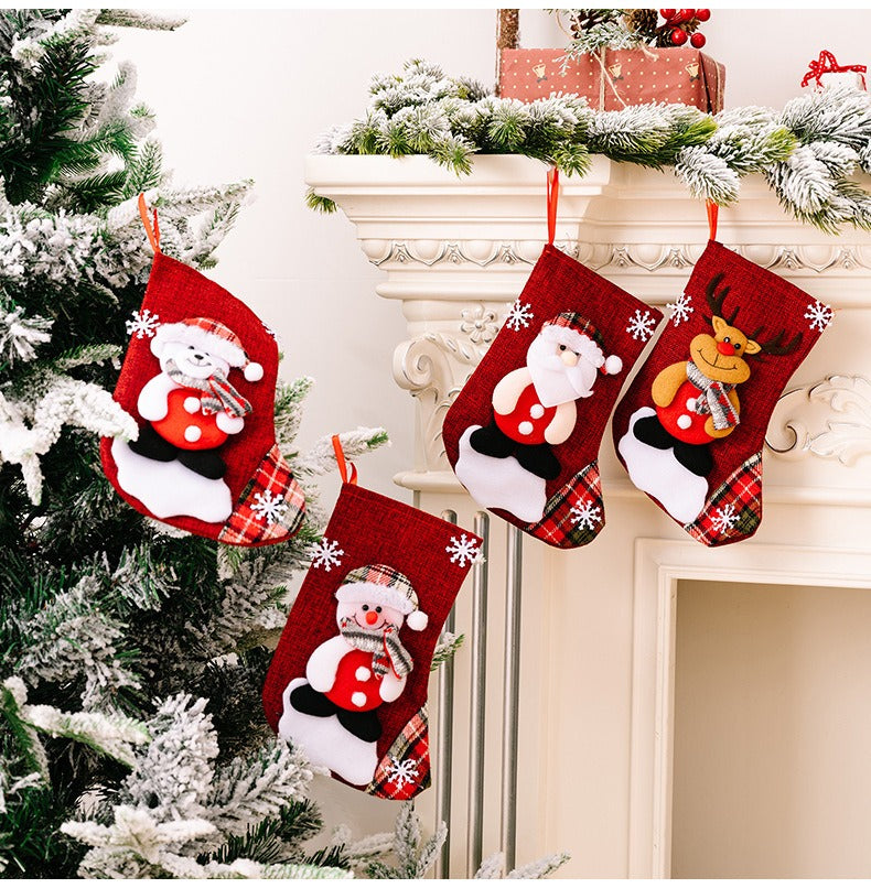 Christmas Stockings Set of 4 for Gift-Filled Décor