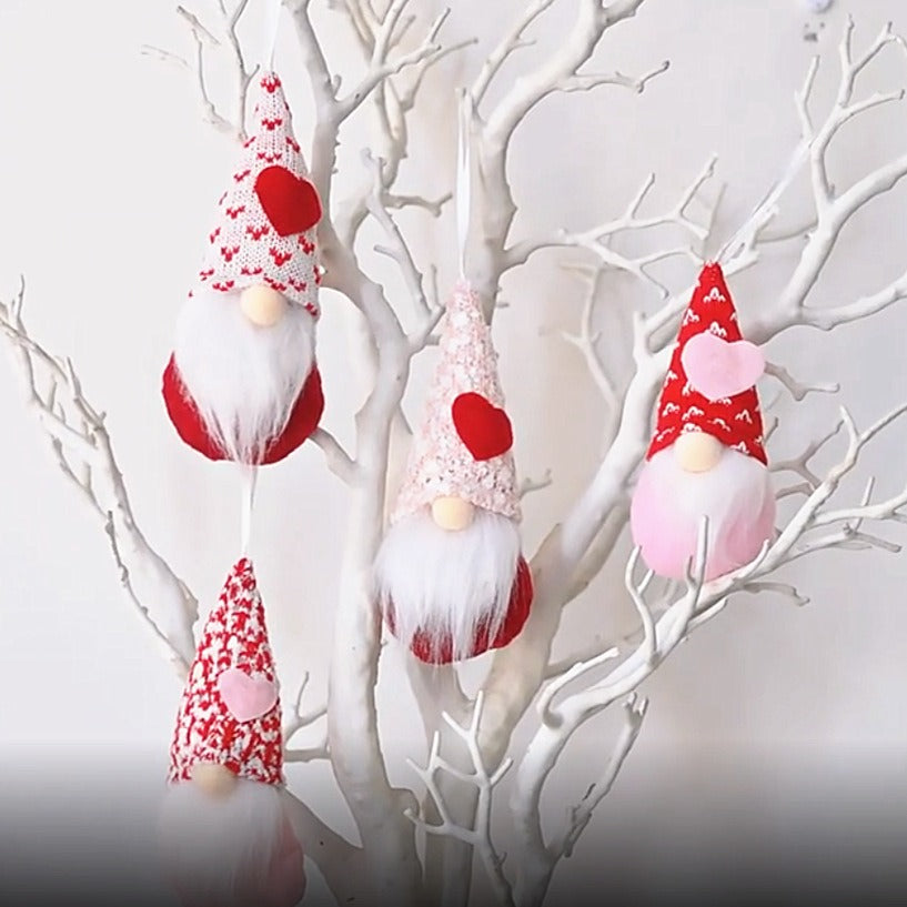 Hanging Gnome Ornament for Cozy Christmas Tree Charm